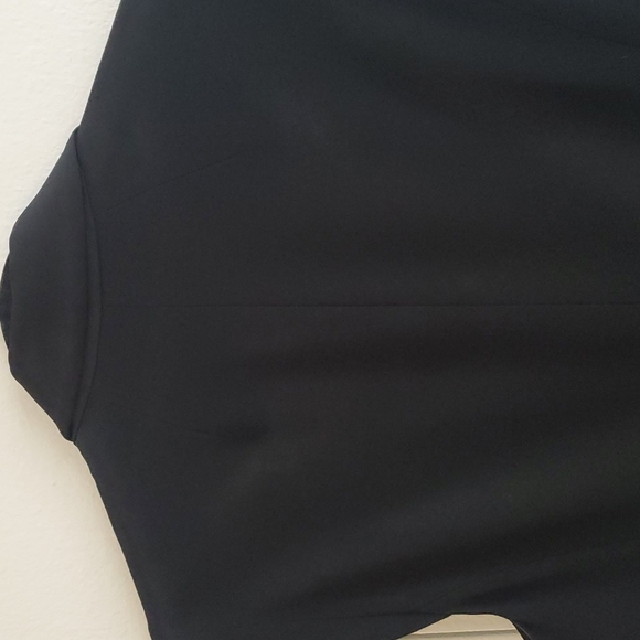 NWT Karen Millen Sleeveless Black Tuxedo Dress Size 12 - Picture 6 of 7